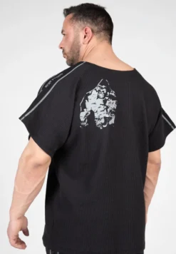 Gorilla Wear Buffalo Old School Workout T-Shirt - Zwart/Grijs