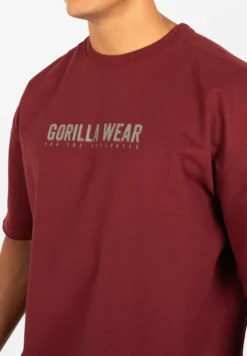 Gorilla Wear Callaway Oversized T-shirt - Bordeauxrood