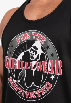 Gorilla Wear Casper Stringer - Zwart/Rood