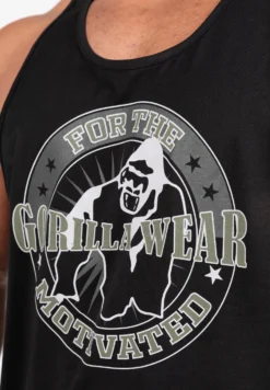 Gorilla Wear Casper Stringer - Zwart/Groen