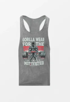 Gorilla Wear Churchill Stringer - Verwassen Grijs