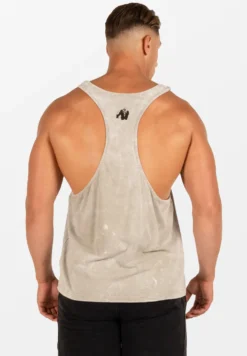 Gorilla Wear Churchill Stringer - Verwassen Groen