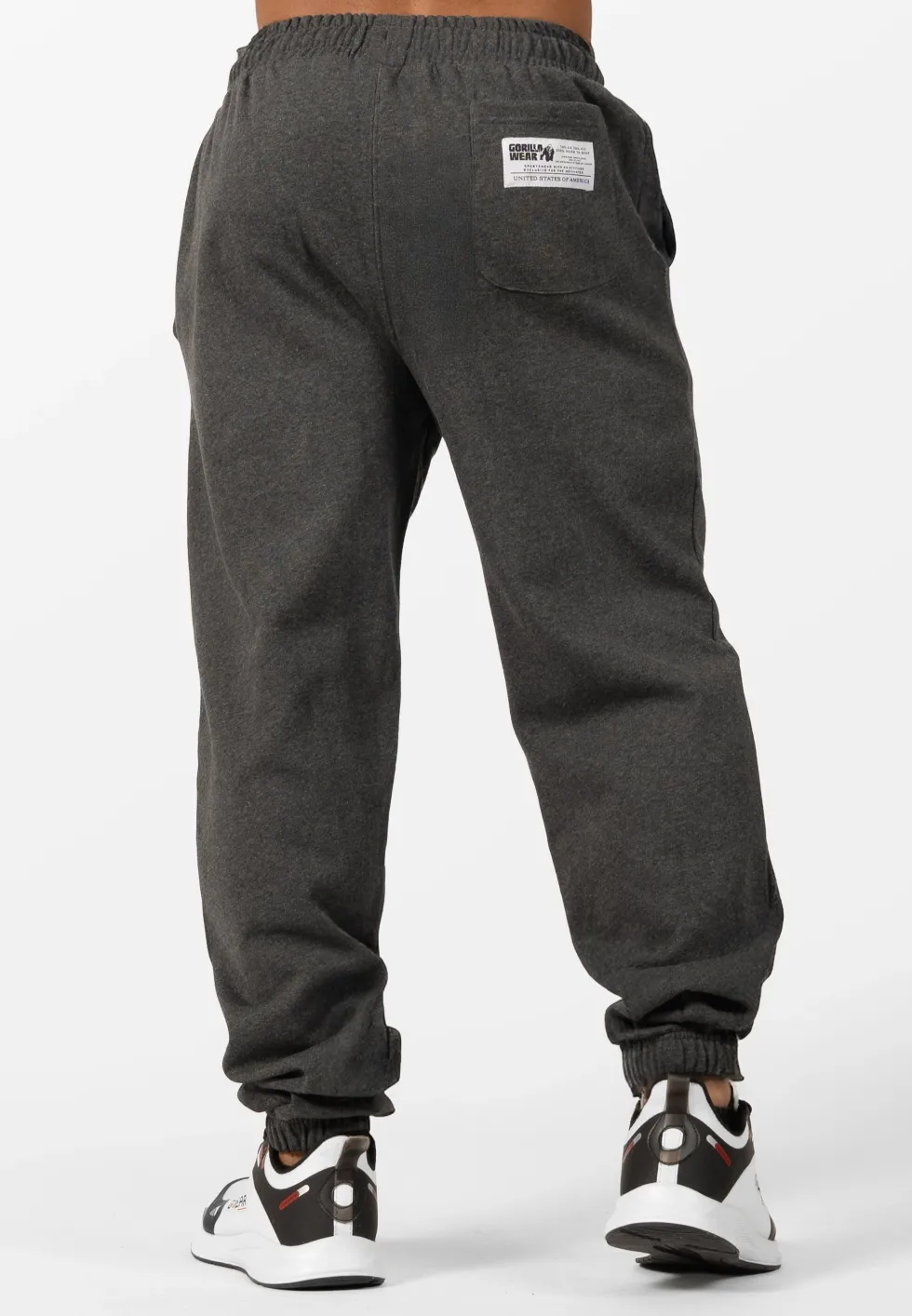 Gorilla Wear Classic Oversized Sweatpants - Donkergrijs Gemeleerd