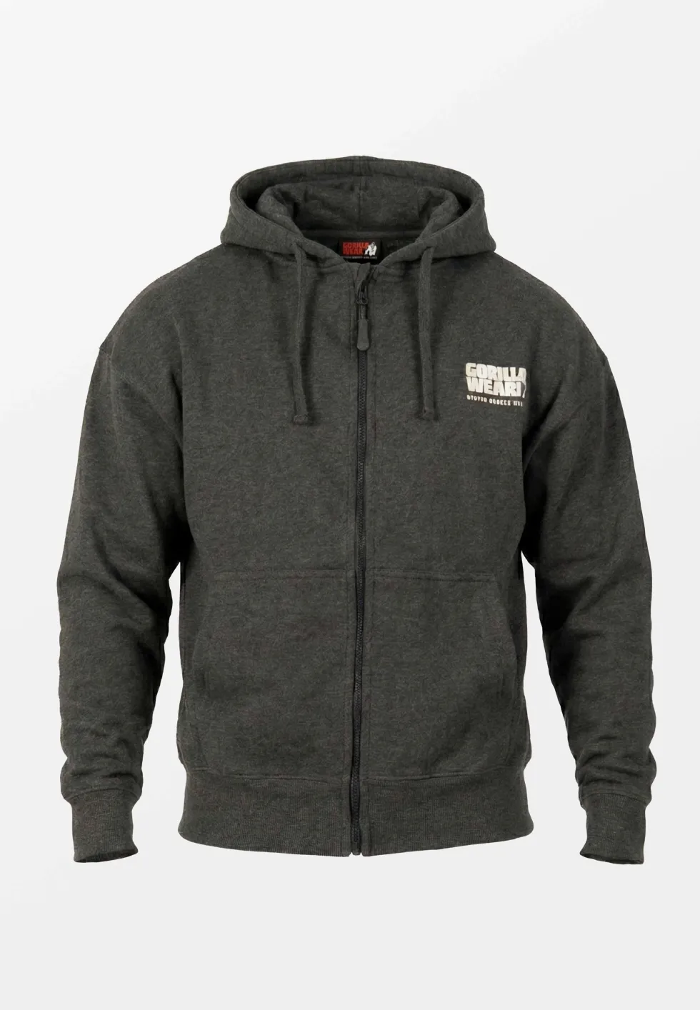 Gorilla Wear Classic Oversized Vest - Donkergrijs Gemeleerd