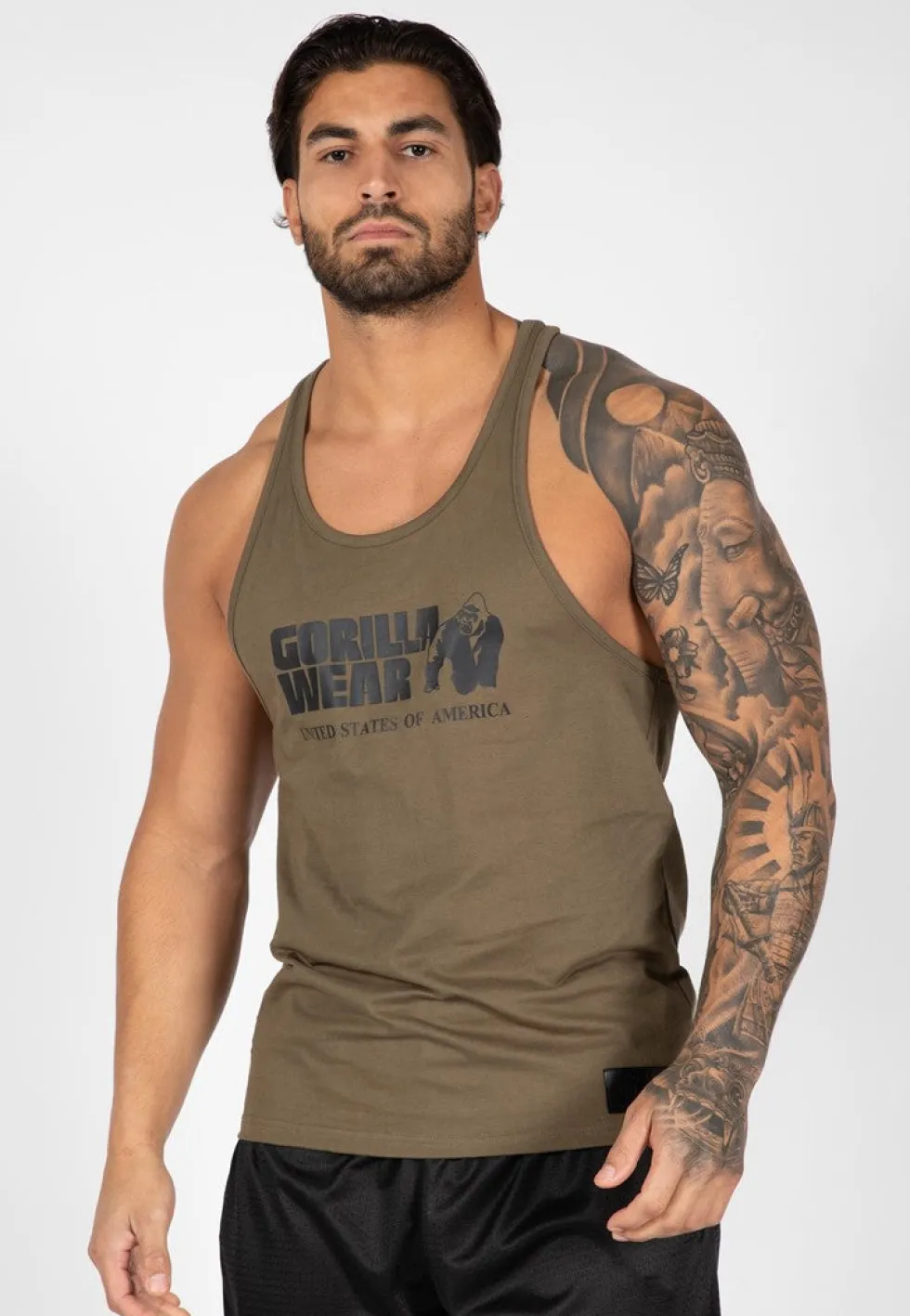 Gorilla Wear Classic Tank Top - Legergroen