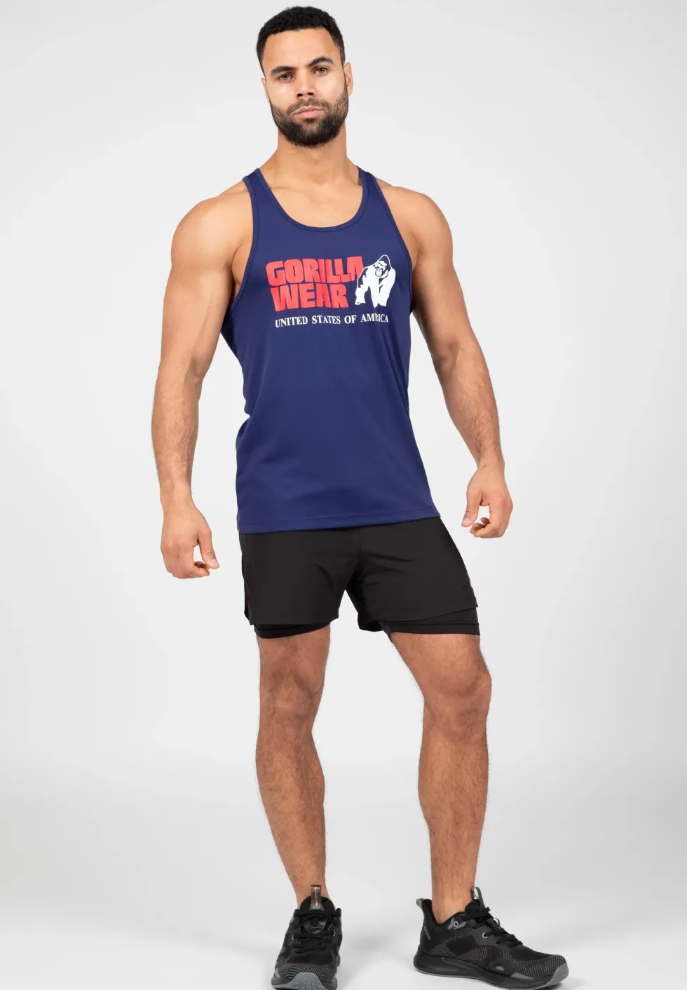 Gorilla Wear Classic Training Tank Top - Marine blauw