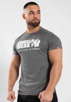 Gorilla Wear Classic Training T-shirt - Grijs Gemêleerd