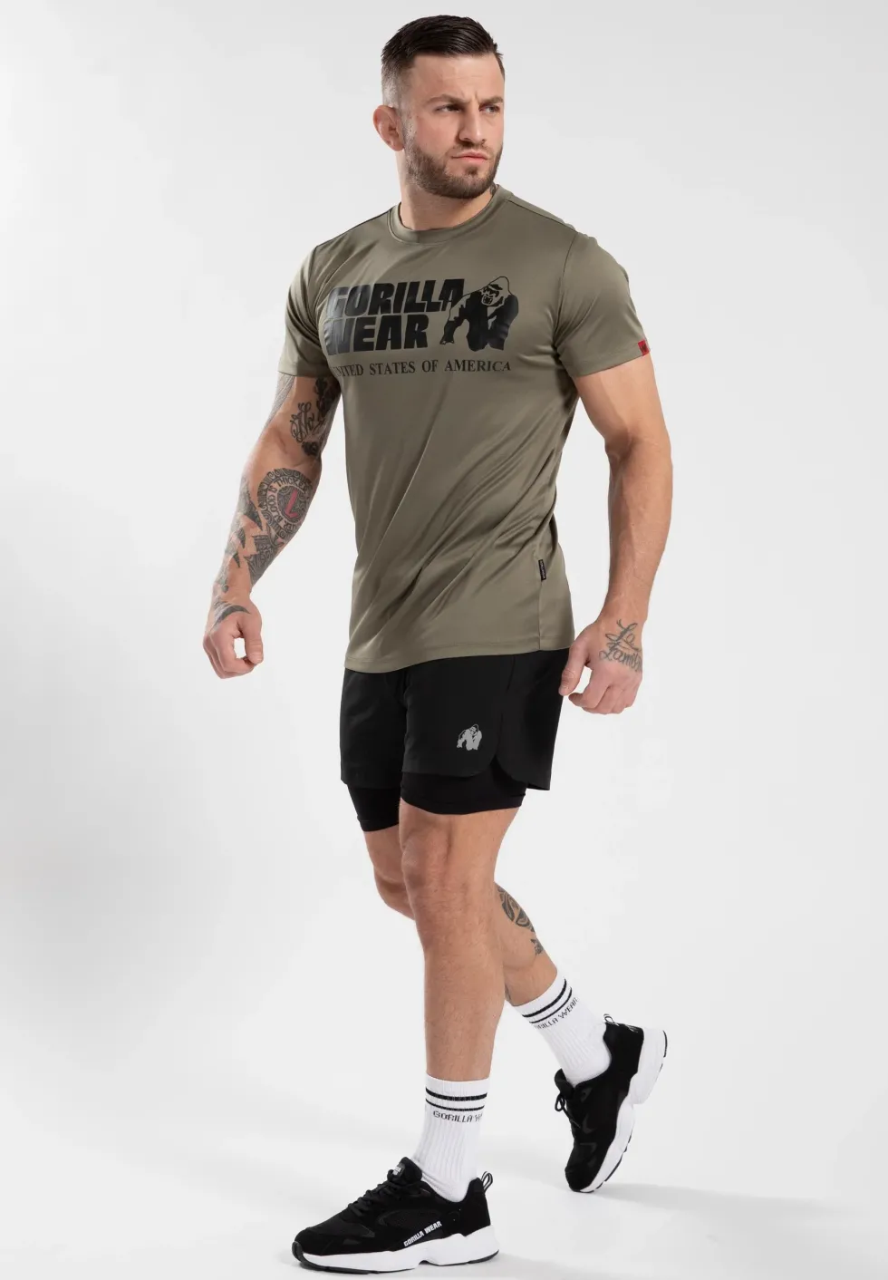 Gorilla Wear Classic Training T-shirt - Legergroen