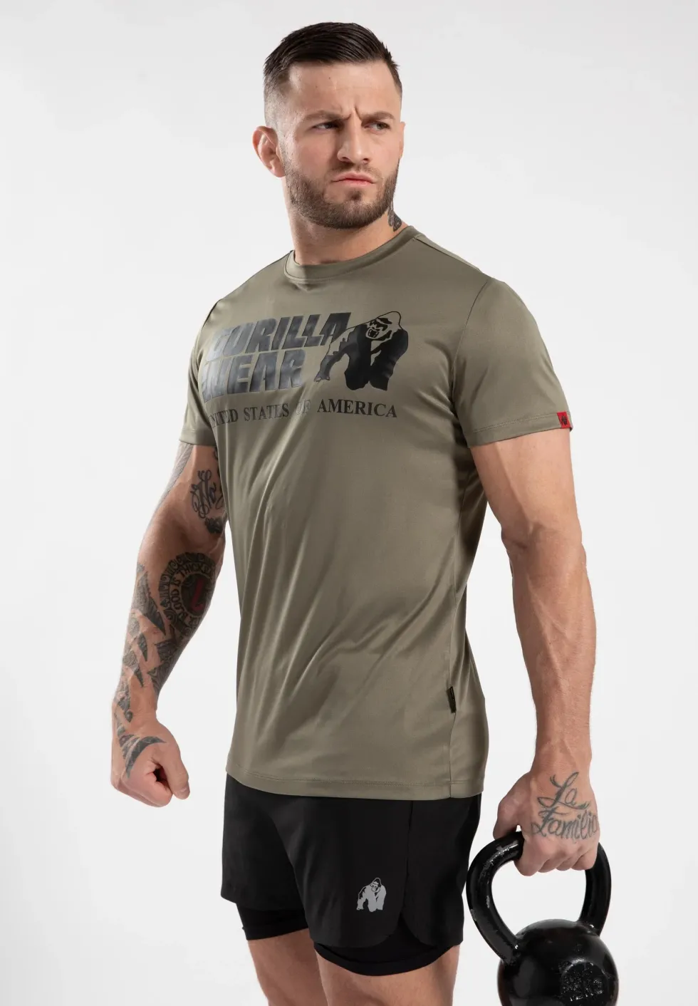 Gorilla Wear Classic Training T-shirt - Legergroen