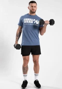 Gorilla Wear Classic T-shirt - Coronet Blauw