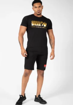 Gorilla Wear Classic T-shirt - Zwart/Goud