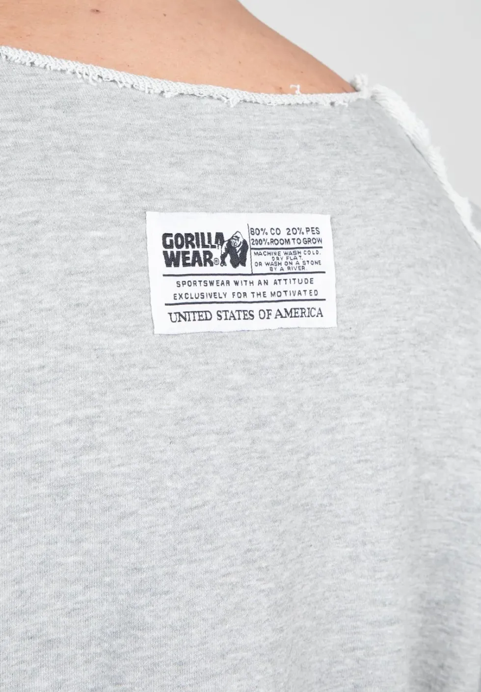Gorilla Wear Classic Work Out Top - Grijs