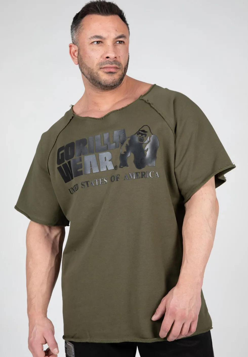 Gorilla Wear Classic Work Out Top - Legergroen