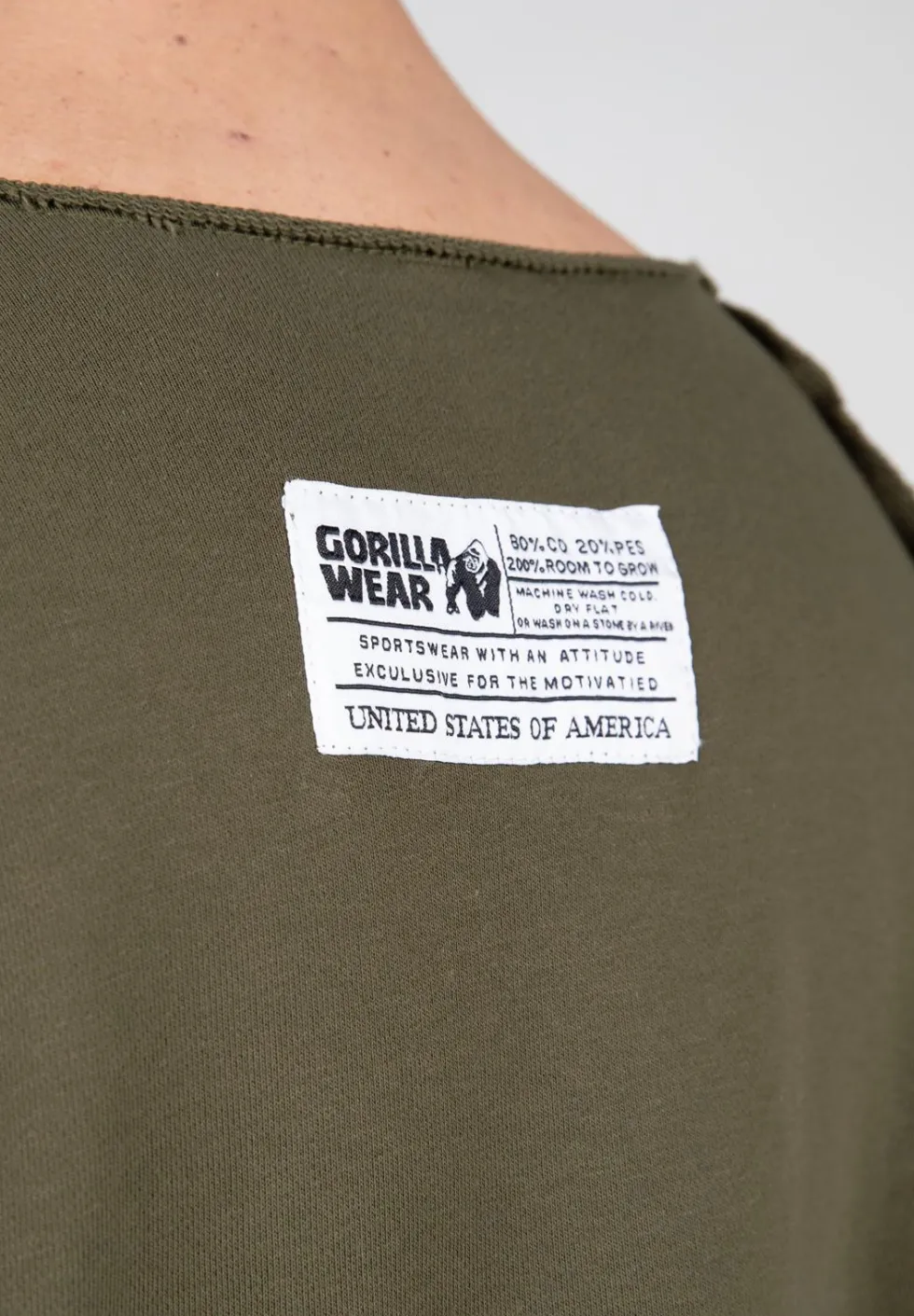 Gorilla Wear Classic Work Out Top - Legergroen