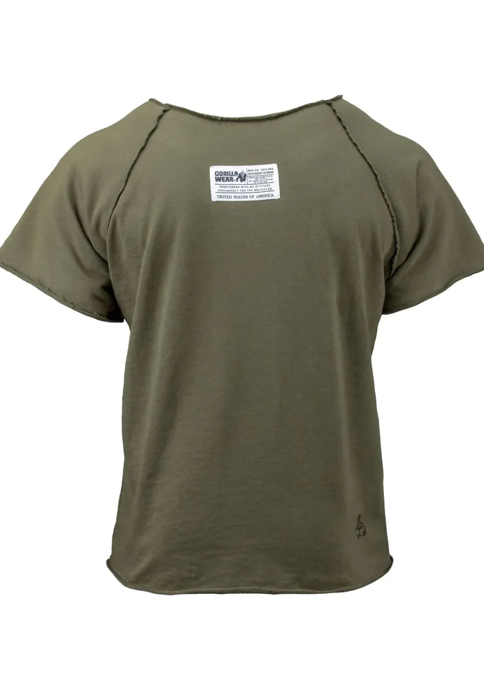 Gorilla Wear Classic Work Out Top - Legergroen