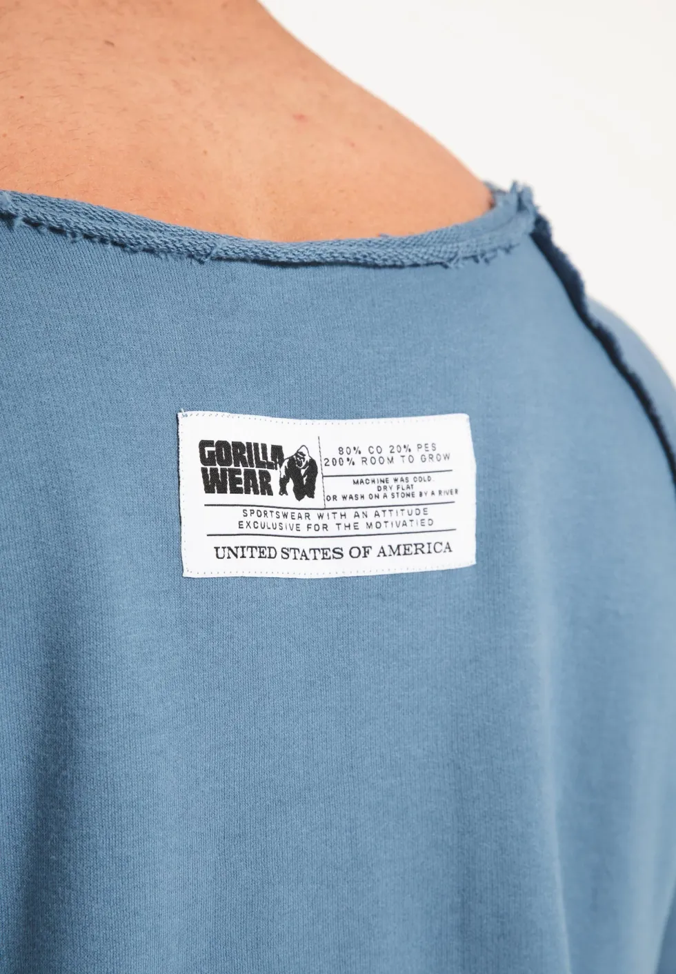 Gorilla Wear Classic Work Out Top - Coronet blauw