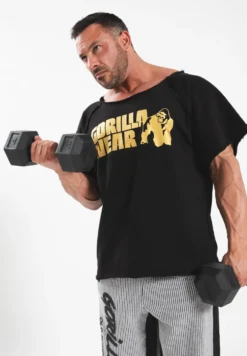 Gorilla Wear Classic Work Out Top - Zwart/Goud