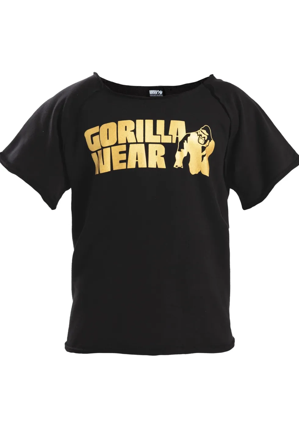Gorilla Wear Classic Work Out Top - Zwart/Goud
