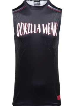 Gorilla Wear Clayton Tank Top - Zwart/Rood