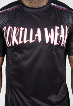 Gorilla Wear Clayton T-shirt - Zwart/Rood
