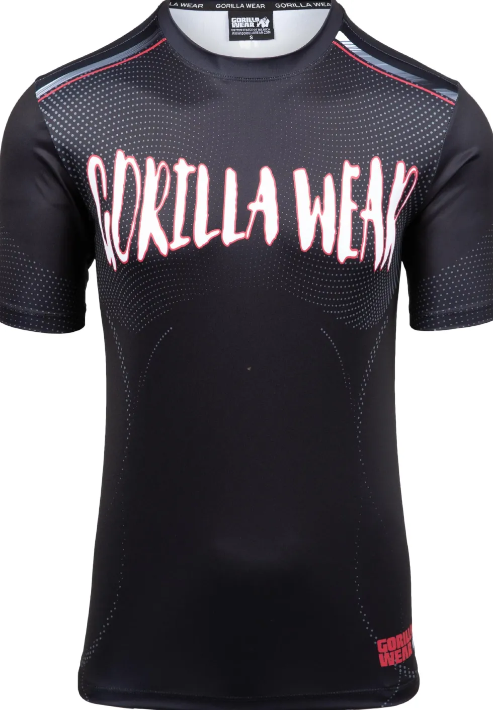 Gorilla Wear Clayton T-shirt - Zwart/Rood