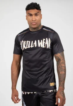 Gorilla Wear Clayton T-shirt - Zwart/Goud
