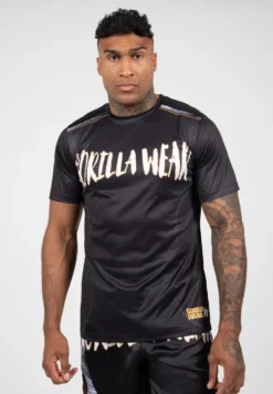 Gorilla Wear Clayton T-shirt - Zwart/Goud