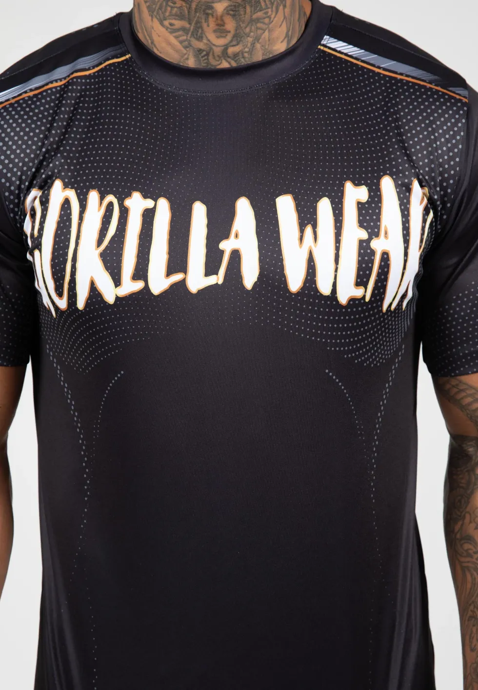 Gorilla Wear Clayton T-shirt - Zwart/Goud