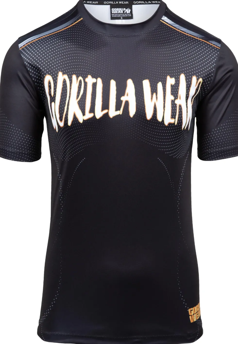 Gorilla Wear Clayton T-shirt - Zwart/Goud