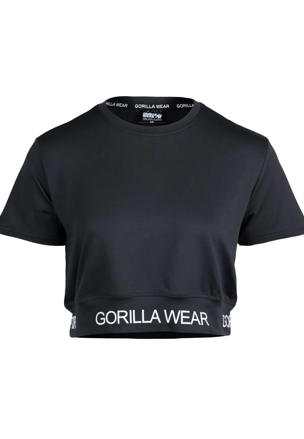 Gorilla Wear Colby Cropped T-shirt - Zwart