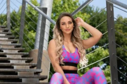 Gorilla Wear Colby Legging - Blauw/Roze