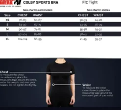 Gorilla Wear Colby Sportbeha - Zwart