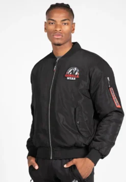 Gorilla Wear Covington Bomber Jacket - Zwart