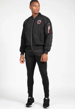 Gorilla Wear Covington Bomber Jacket - Zwart