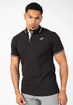 Gorilla Wear Delano Polo - Zwart/Wit