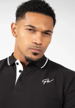 Gorilla Wear Delano Polo - Zwart/Wit
