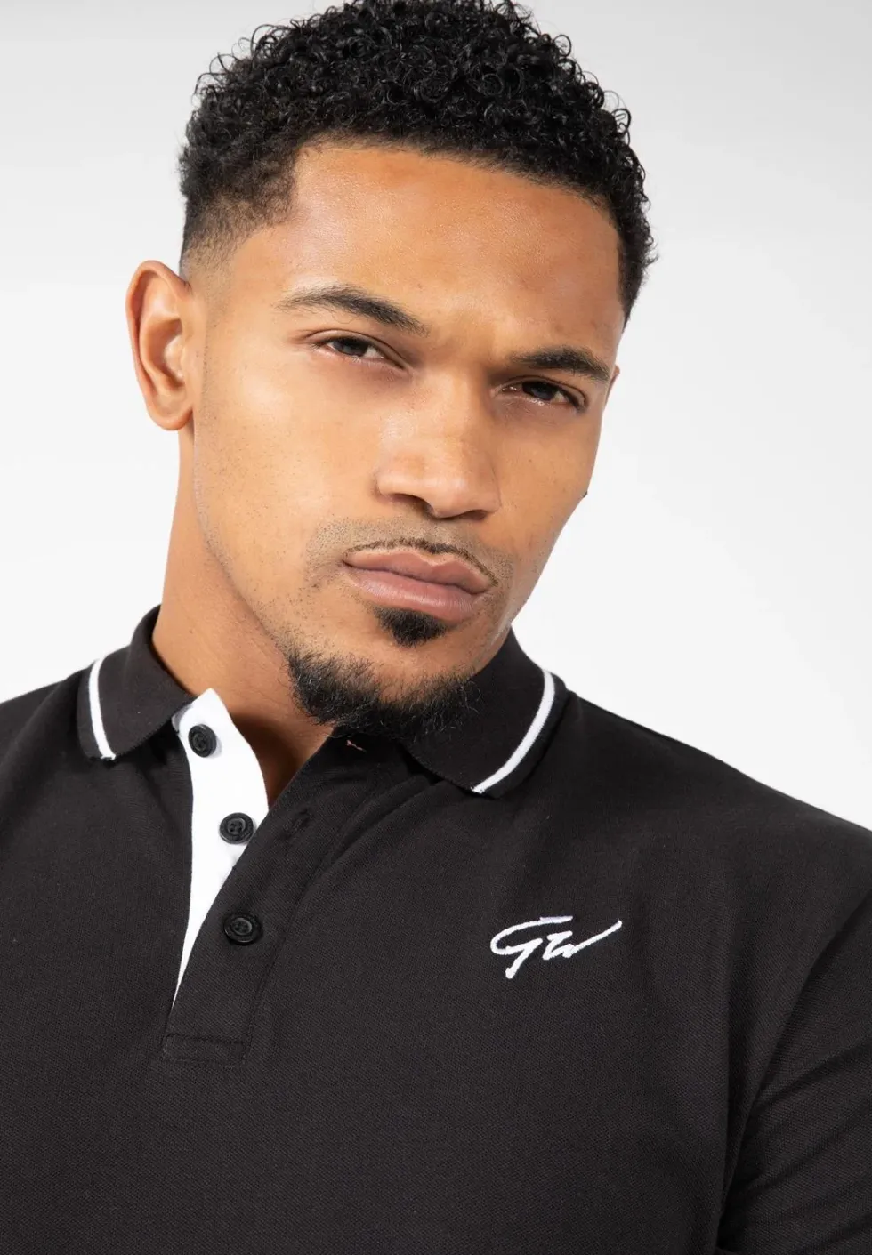 Gorilla Wear Delano Polo - Zwart/Wit