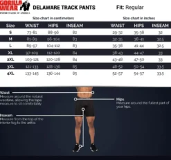 Gorilla Wear Delaware Trainingsbroek - Zwart