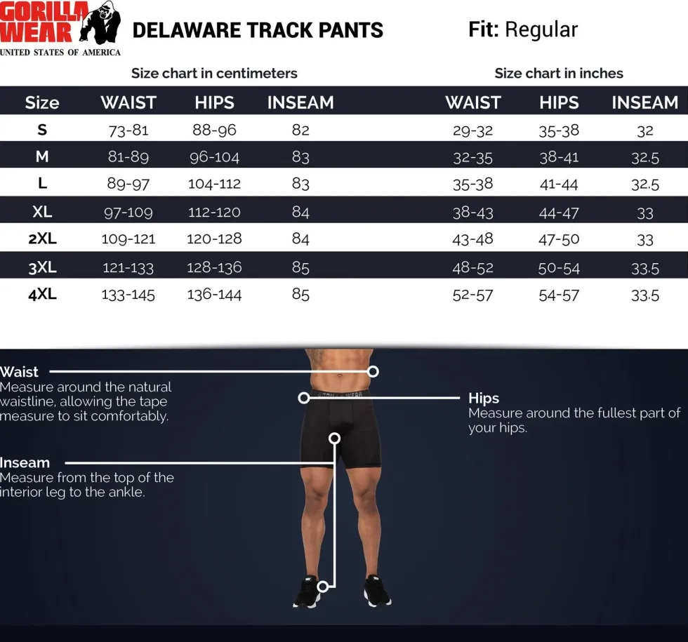 Gorilla Wear Delaware Trainingsbroek - Marineblauw