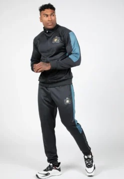 Gorilla Wear Devon Trainingsjas - Grijs/Blauw