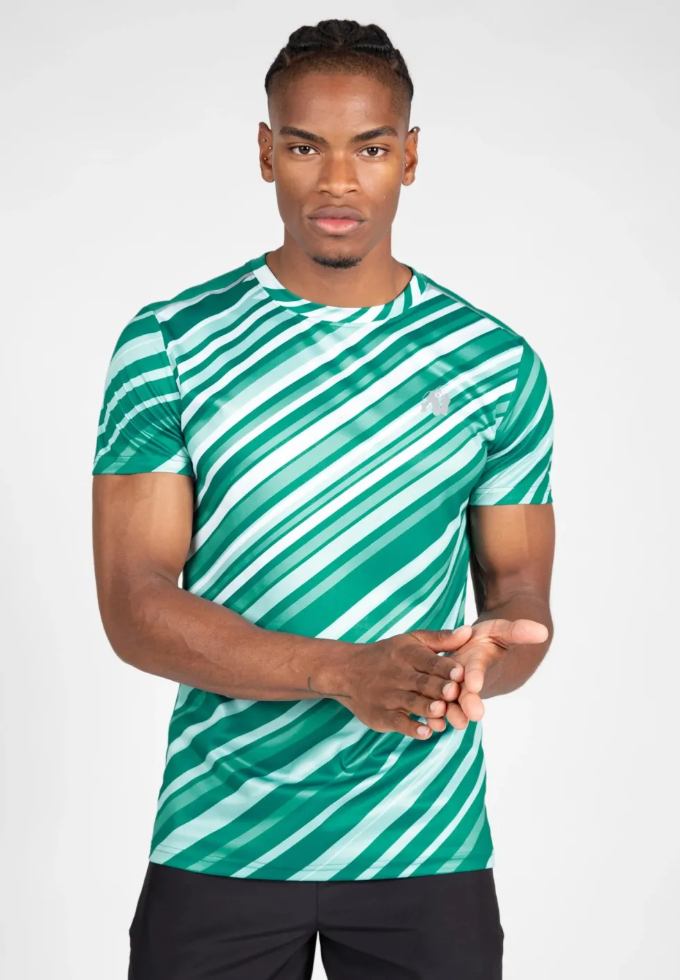 Gorilla Wear Easton T-shirt - Groen/Wit