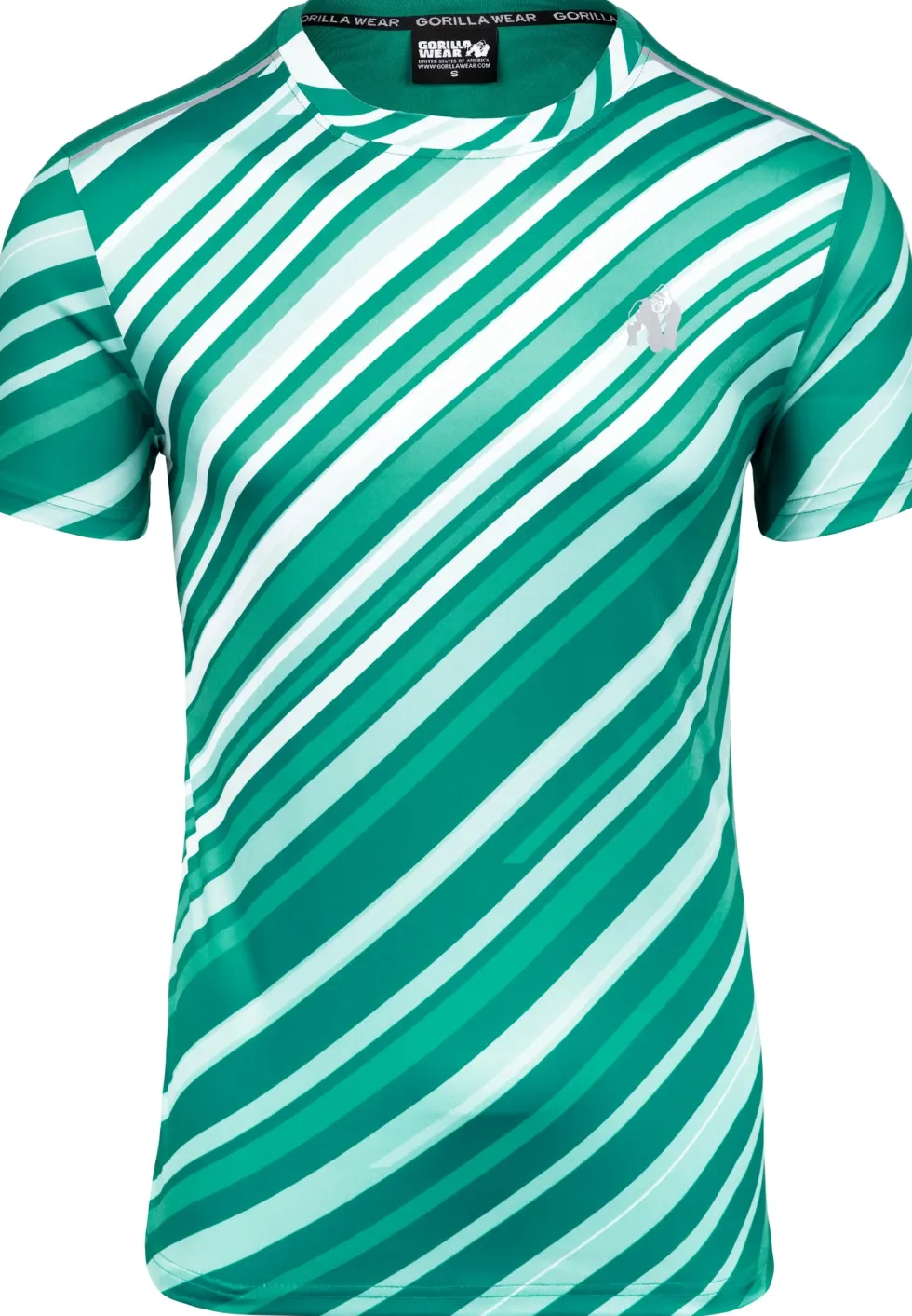 Gorilla Wear Easton T-shirt - Groen/Wit