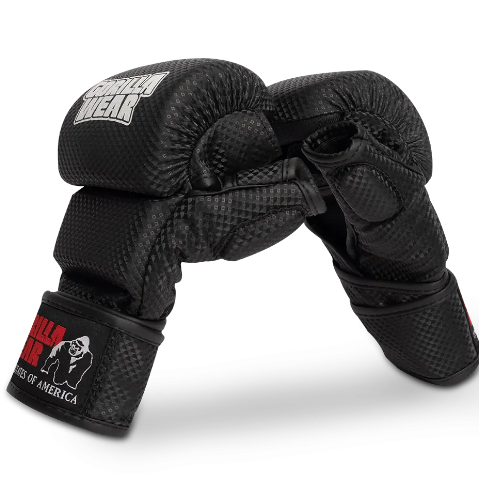 Gorilla Wear Ely MMA Bokshandschoenen - Zwart/Wit