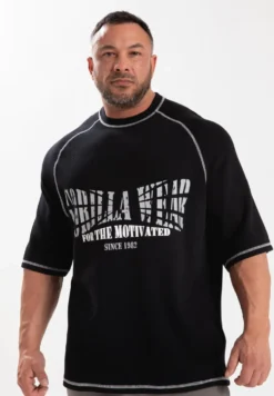 Gorilla Wear Finley Oversized T-shirt - Zwart/Grijs