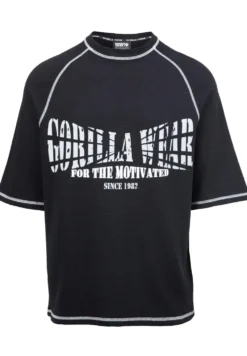 Gorilla Wear Finley Oversized T-shirt - Zwart/Rood