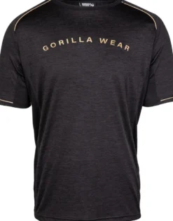 Gorilla Wear Fremont T-shirt - Zwart/Goud