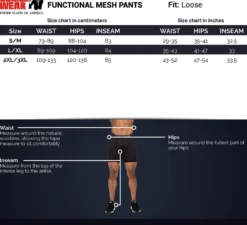 Gorilla Wear Functional Mesh Trainingsbroek - Zwart/Groen