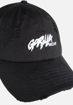 Gorilla Wear Galway Distressed Cap - Pet - Zwart