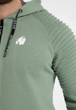 Gorilla Wear Georgia Vest met Capuchon - Groen