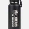Gorilla Wear Geïsoleerde RVS Waterfles - Zwart - 1000 ml